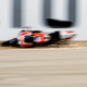 Lorenzo’s bike sliding off at high speed.